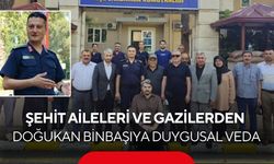 Salihli'de şehit aileleri ve gazilerden Doğukan Binbaşıya duygusal veda
