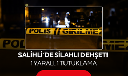 Salihli’de silahlı dehşet! 1 yaralı, 1 tutuklama