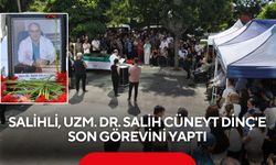 Salihli'nin sevilen Doktoru Uzm. Dr. Salih Cüneyt Dinç, gözyaşlarıyla son yolculuğuna uğurlandı