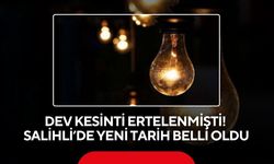 Salihli karanlığa gömülecek! 7 saatlik elektrik kesintisi