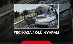 Feci kaza: 1 ölü, 4 yaralı