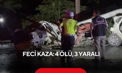 Feci kaza: 4 ölü, 3 yaralı