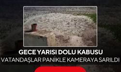 Gece yarısı kabusu! Gökten taş gibi dolu yağdı...