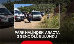 Park halindeki araçta 2 genç ölü bulundu