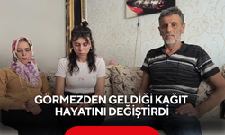 Görmezden geldiği kağıt hayatını değiştirdi