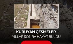 Hasret bitti! Susuz çeşmeler yeniden suya kavuştu...