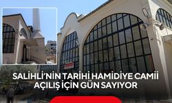 İbadete kapatılmıştı! Salihli’de Tarihi Hamidiye Camii açılış için gün sayıyor