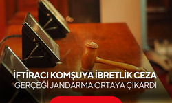 İftiracı komşuya ibretlik ceza: Gerçeği jandarma ortaya çıkardı