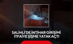 Salihli’de intihar girişimi: İtfaiye şişme yatak açtı