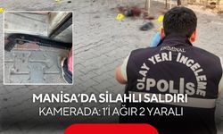 Salihli'nin komşu ilçesinde pompalı dehşet: Kahvehane önünde ateş açtı, o anlar kamerada