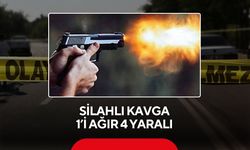 Silahlı kavga: 1’i ağır 4 yaralı