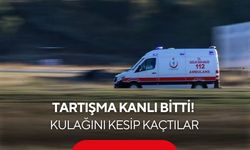 Tartışma kanlı bitti! Kulağını kesip kaçtılar