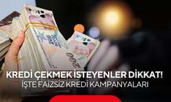 Kredi çekmek isteyenler dikkat! Faizsiz kredi kampanyaları peş peşe geldi