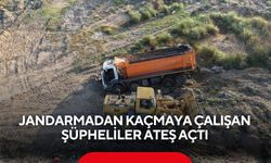 Jandarmadan kaçmaya çalışan şüpheliler ateş açtı