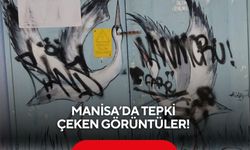 Manisa’da tepki çeken görüntüler! Sanatsal çalışmalar vandalların hedefi oldu