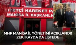 MHP Manisa İl Yönetimi Açıklandı! Zeki Kayda da listede