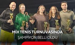 Salihli’de raketler konuştu! Mix Tenis Turnuvasının şampiyonu belli oldu