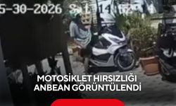 Motosiklet hırsızlığı anbean görüntülendi