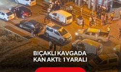 Bıçaklı kavgada kan aktı: 1 yaralı