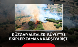 Rüzgar Alevleri Büyüttü, Ekipler Zamana Karşı Yarıştı