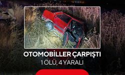 İki otomobil çarpıştı: 1 kişi öldü, 4 kişi yaralandı