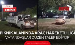 Piknik alanında araç hareketliliği: Vatandaşlar düzen talep ediyor