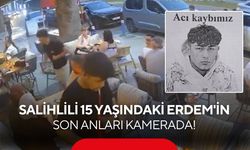 Bıçaklanarak öldürülen Salihlili 15 yaşındaki Erdem, yaralı halde kafeye böyle sığınmış