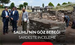 Salihli Kaymakamı Güldoğan, Sardes’teki kazı çalışmalarını yerinde inceledi