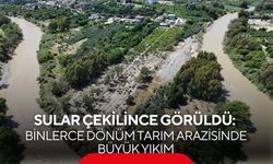 Sular çekilince görüldü: Binlerce dönüm tarım arazisinde büyük yıkım