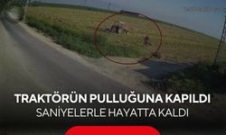 Traktörün pulluğuna kapıldı, saniyelerle hayatta kaldı...