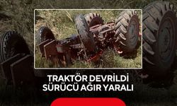 Traktör kazası: Sürücü ağır yaralı