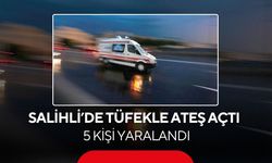 Salihli’de korku dolu anlar: Tüfekle ateş açtı, 5 yaralı
