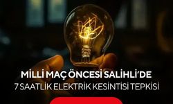 A Milli Takım maçı öncesi Salihli’de elektrik krizi