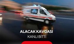 Alacak kavgası kanlı bitti: 1 yaralı