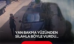 Yan bakma yüzünden silahla böyle vurdu...