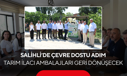 Salihli’de çevre dostu adım… Tarım ilacı ambalajları geri dönüşecek