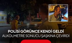 3.59 promil alkollü çıktı, kameraları görünce şarkı söylemeye başladı