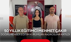 50 yıllık eğitimci Mehmet Çakır, Doğru Rehber Eğitim Kurumları kadrosuna katıldı