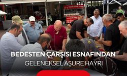 Salihli Bedesten esnafı aşure geleneğini bozmadı