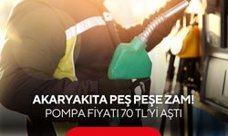 Akaryakıtta zam yağmuru! Motorin 70 TL bandını geçti
