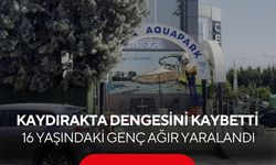 Aquaparkta 16 yaşındaki çalışan 10 metrelik kaydıraktan düştü...