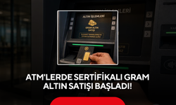 ATM'lerde sertifikalı gram altın satışı başladı!