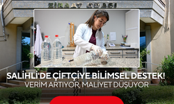 Salihli'de çiftçiye bilimsel destek! Verim artıyor, maliyet düşüyor