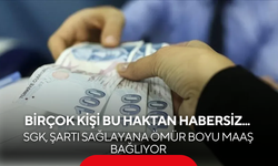 Birçok kişi bu haktan habersiz... SGK, şartı sağlayana ömür boyu maaş bağlıyor