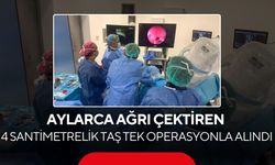 Böbreğinde 4 santimetrelik taş vardı! Tek seansta sağlığına kavuştu...