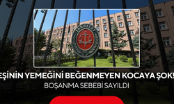 Eşinin yemeğini beğenmeyen kocaya şok! Boşanma sebebi sayıldı