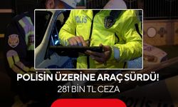Salihli’de polisin üzerine araç sürdü! Alkollü sürücüye 281 bin lira ceza