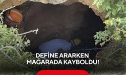Define ararken mağarada kayboldu!