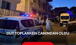 Dut toplarken çatıdan düşen 57 yaşındaki adam hayatını kaybetti