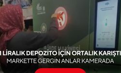 Depozito makinesi önünde kavga! "10 Kişinin T.C.'si Bunda Nasıl Var?"